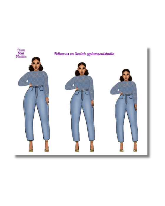 Sheer Mood Mini Sticker Sheet