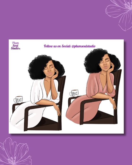 Peaceful Thoughts Mini Sticker Sheet