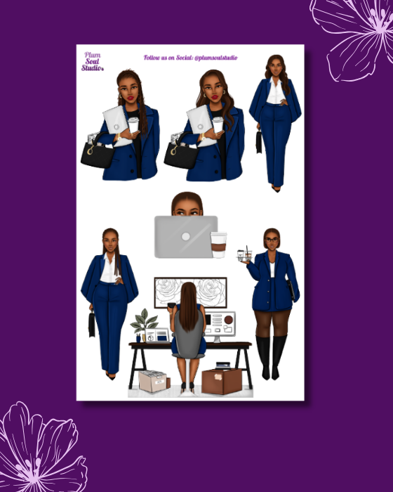 Boss Lady Sticker Sheet