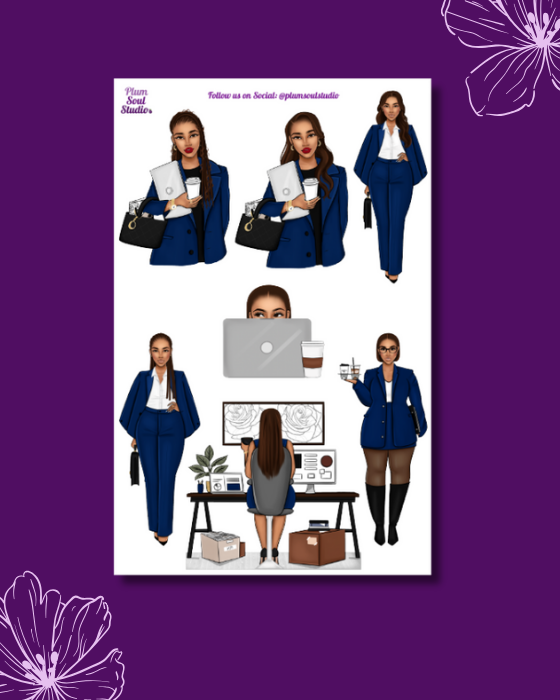 Boss Lady Sticker Sheet