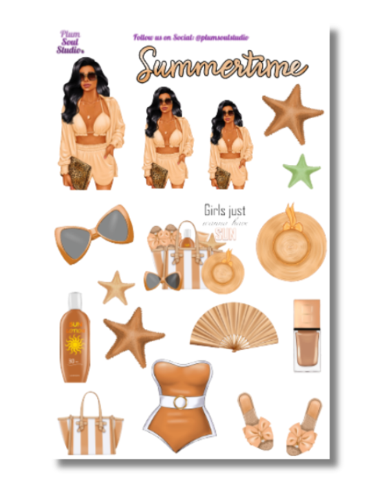 Perfectly Tanned Sticker Sheet