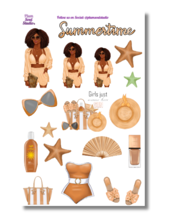 Perfectly Tanned Sticker Sheet