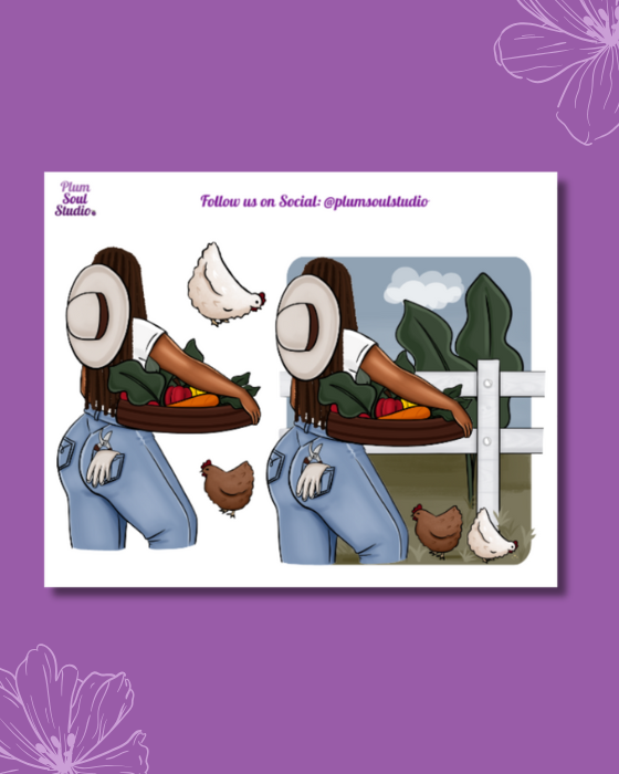 Down on the Farm Harvest Sticker Sheet Mini