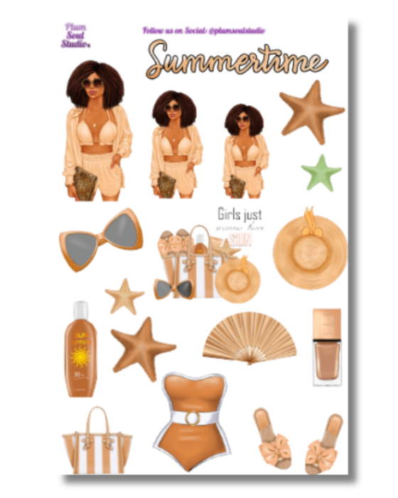 Perfectly Tanned Sticker Sheet