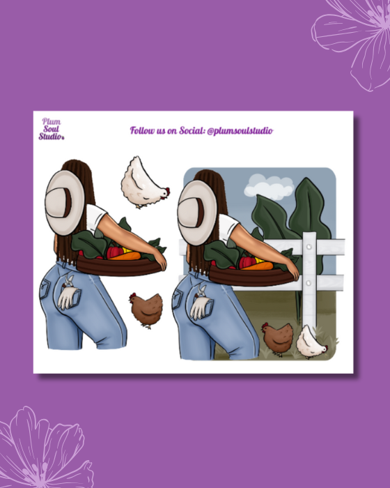 Down on the Farm Harvest Sticker Sheet Mini