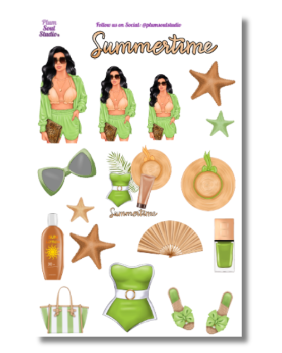 Perfectly Tanned Sticker Sheet