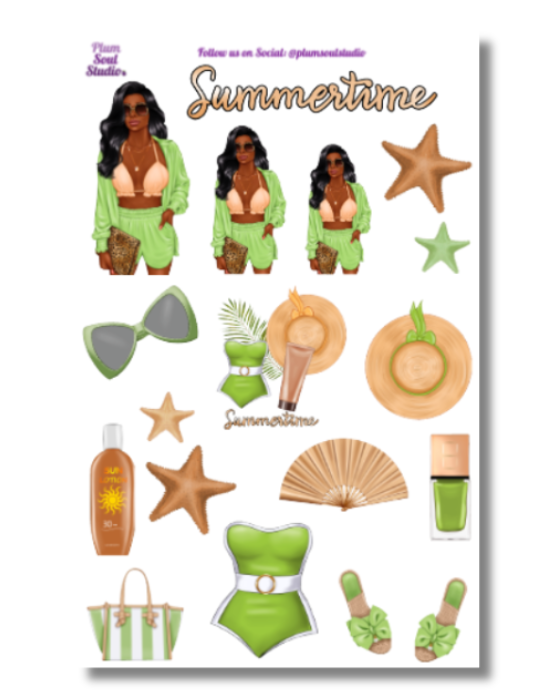 Perfectly Tanned Sticker Sheet