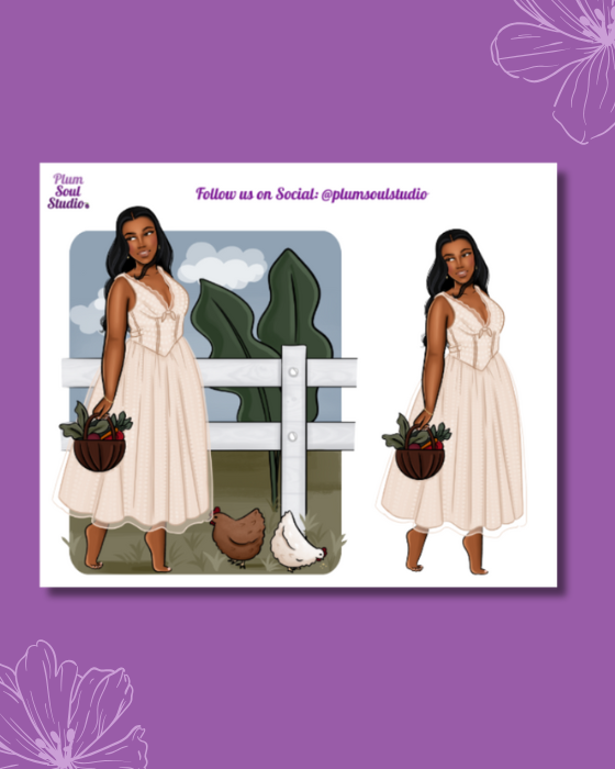 Down on the Farm Frolic Sticker Sheet Mini