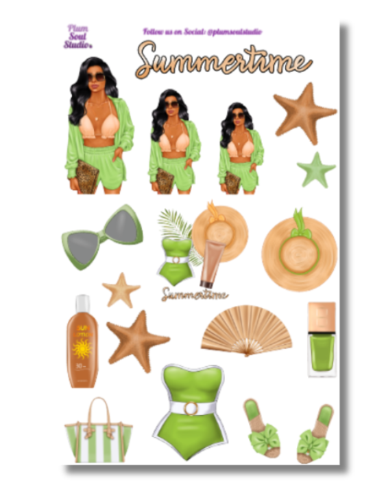 Perfectly Tanned Sticker Sheet