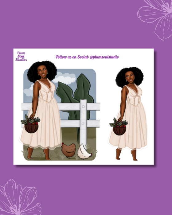 Down on the Farm Frolic Sticker Sheet Mini