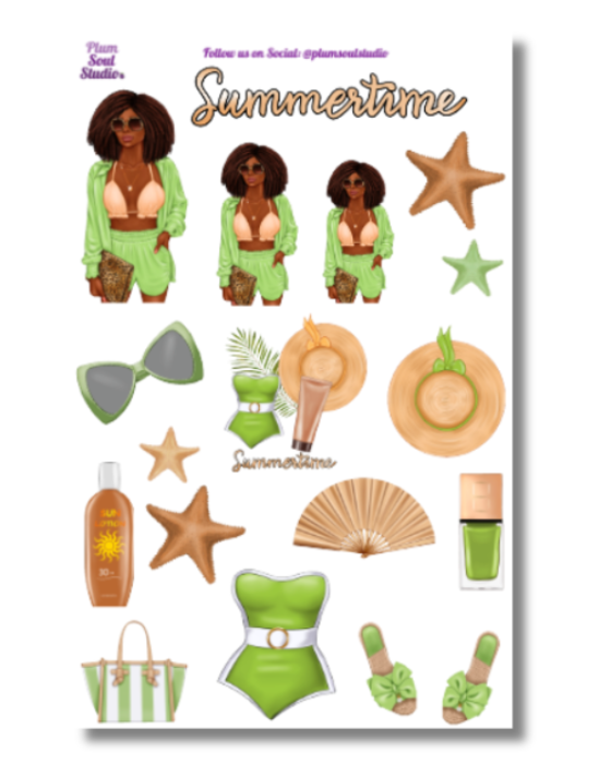 Perfectly Tanned Sticker Sheet