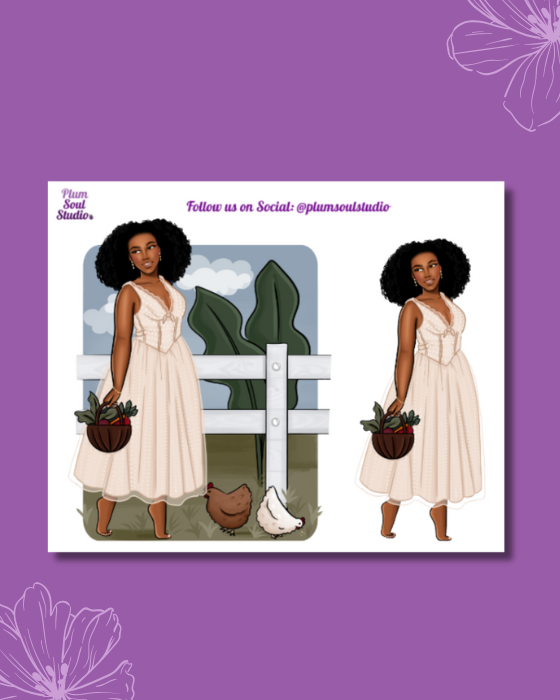 Down on the Farm Frolic Sticker Sheet Mini