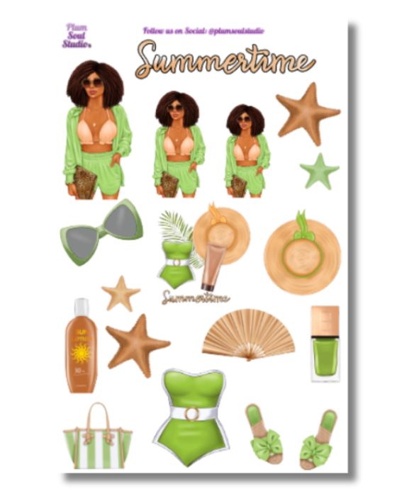 Perfectly Tanned Sticker Sheet