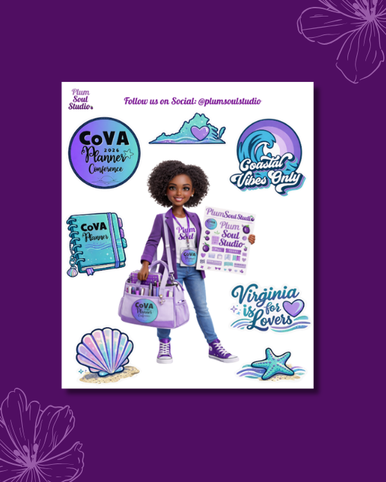 COVA Planner Conference Doll Mini Sticker Sheet
