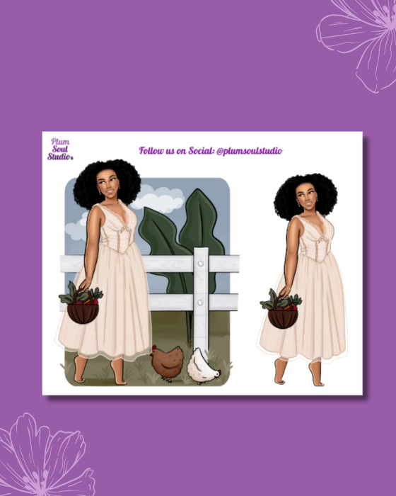 Down on the Farm Frolic Sticker Sheet Mini