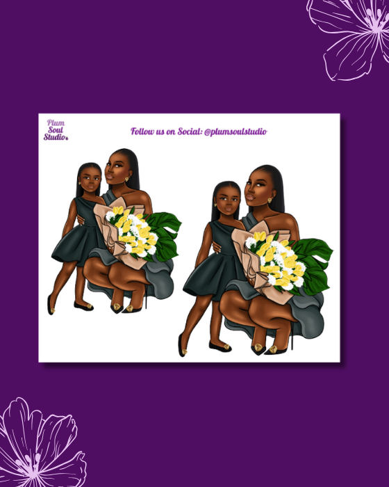 Mother's Day Flowers Mini Sticker Sheet