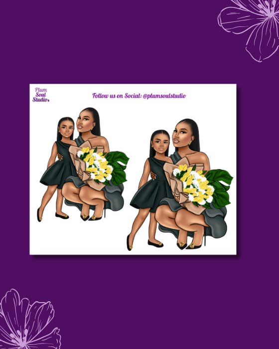 Mother's Day Flowers Mini Sticker Sheet