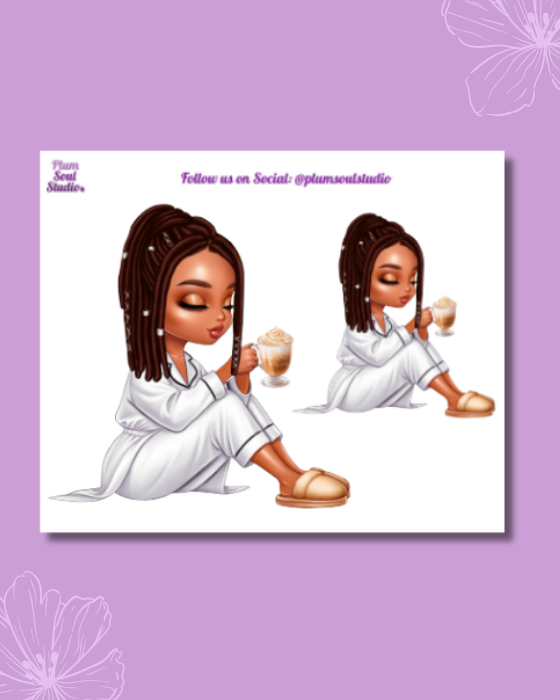 Winter Hot Chocolate Mini Sticker Sheet