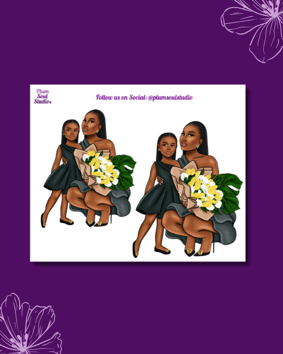 Mother's Day Flowers Mini Sticker Sheet