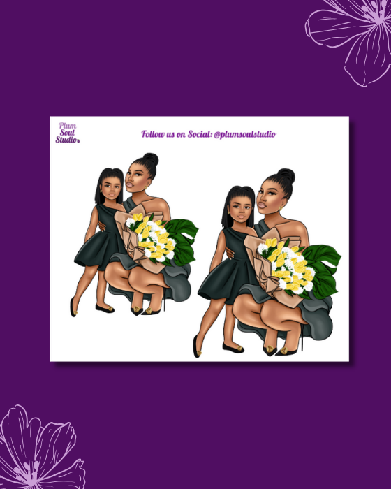 Mother's Day Flowers Mini Sticker Sheet