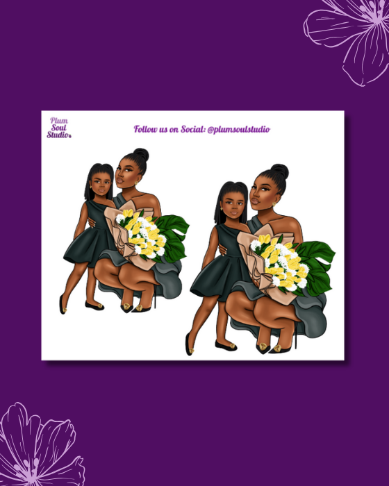 Mother's Day Flowers Mini Sticker Sheet