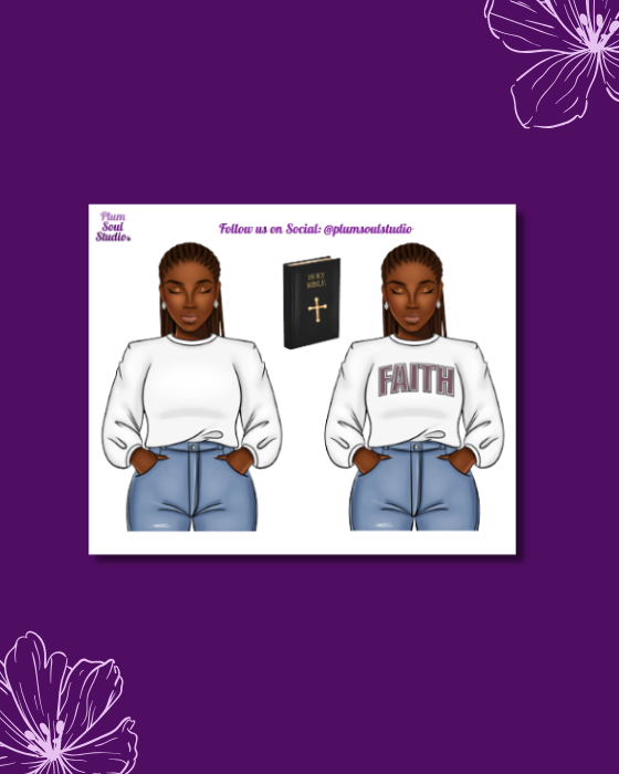 Pray by Faith Mini Sticker Sheet