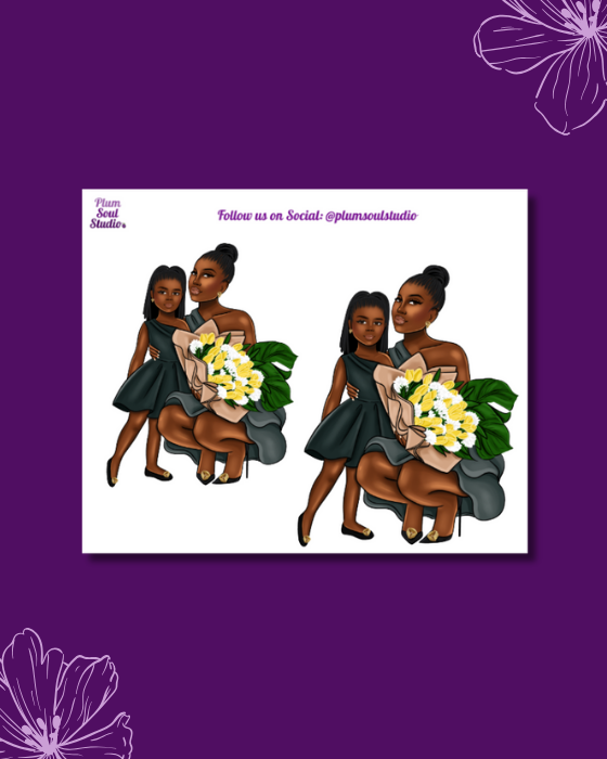 Mother's Day Flowers Mini Sticker Sheet