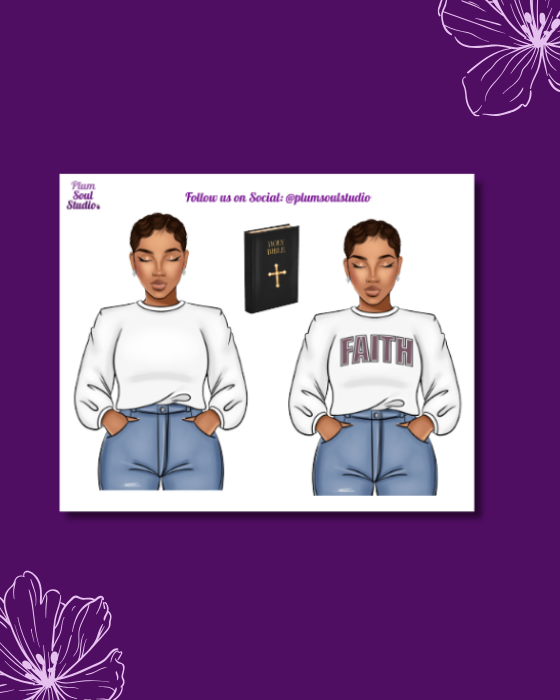 Pray by Faith Mini Sticker Sheet