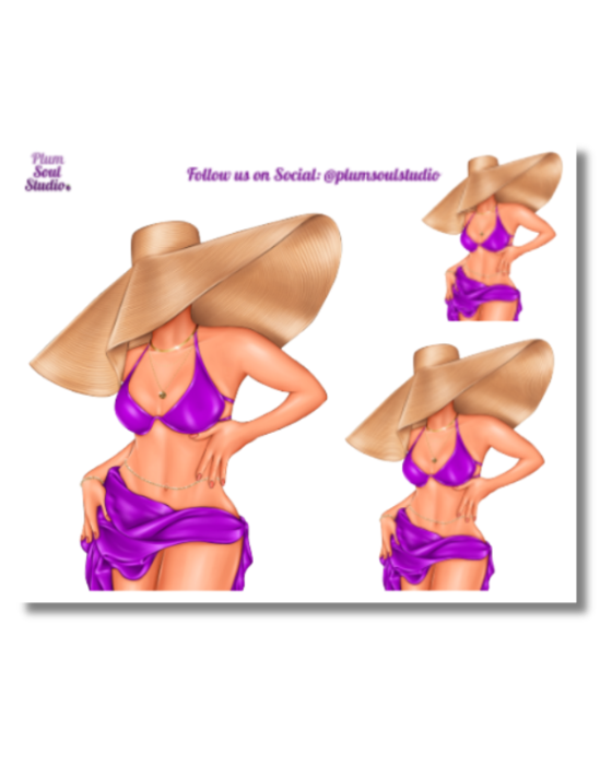 Fit Body Summer Mini Sticker Sheet