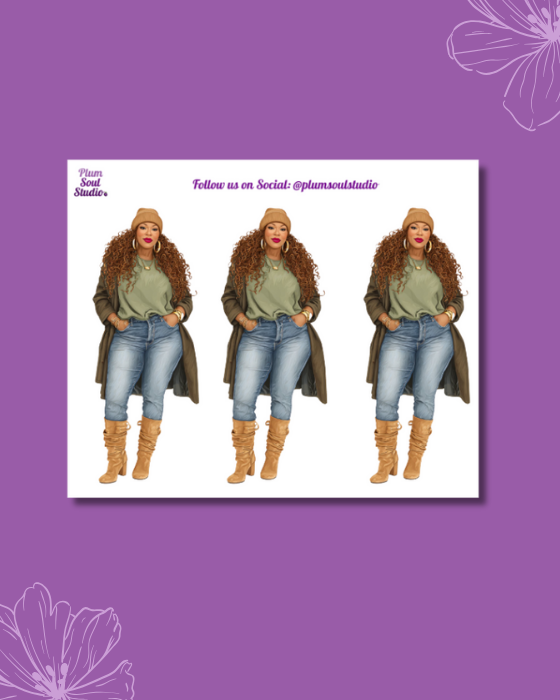 Ginger Mini Sticker Sheet