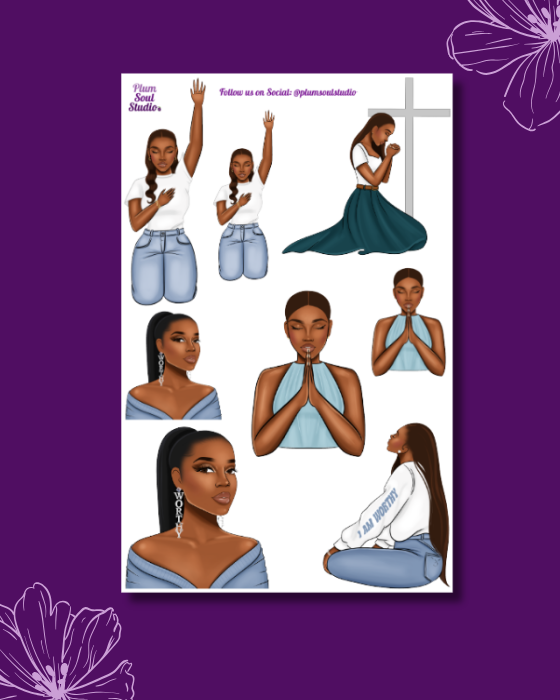 Worthy Assorted Sticker Sheet