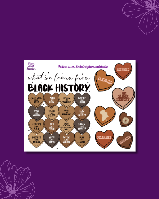 What We Learn Mini Sticker Sheet