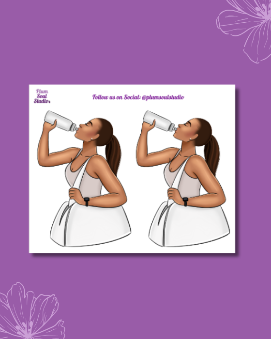 Hydrating Heather Mini Sticker Sheet