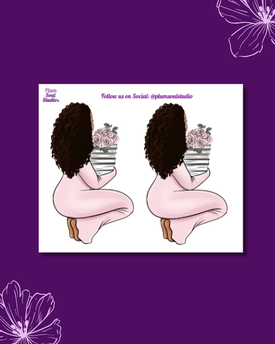 To Be Read Curvy Mini Sticker Sheet