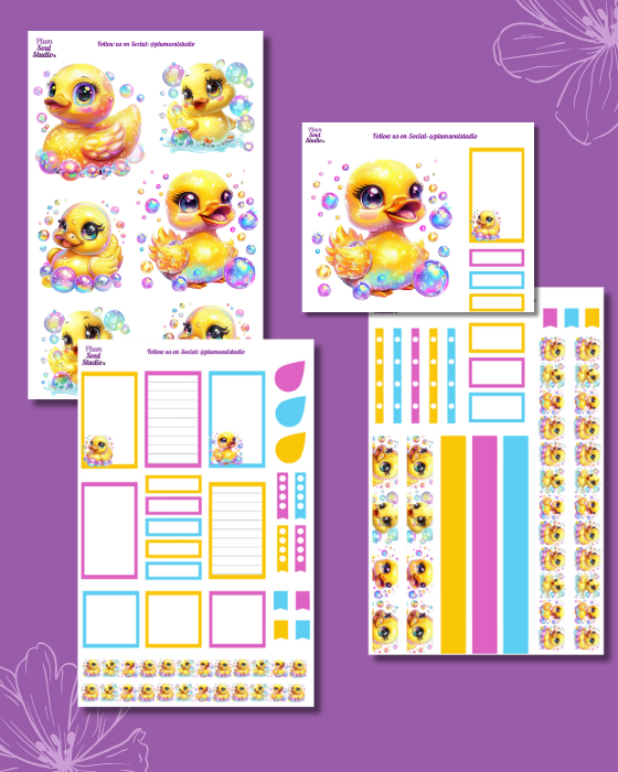 Glam Duckies Sticker Kit