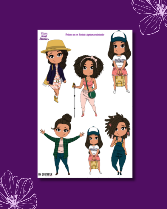 Oh So Paper Adventure Sticker Sheet