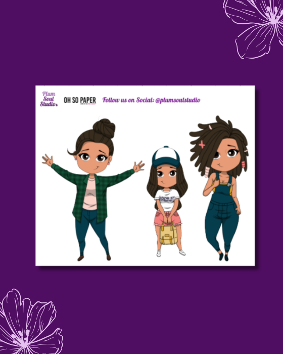 Oh So Paper Adventure Mini Sticker Sheet