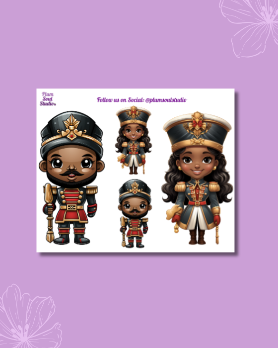 Royal Nutcrackers Mini Sticker Sheet