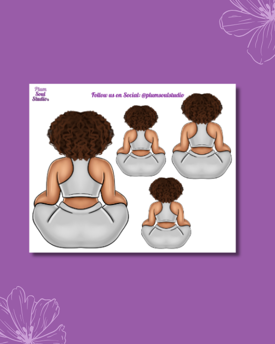 Calm Shannon Curvy Mini Sticker Sheet