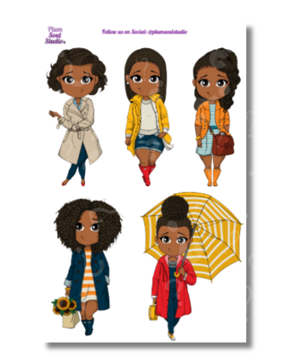 Oh So Paper April Showers Sticker Sheet