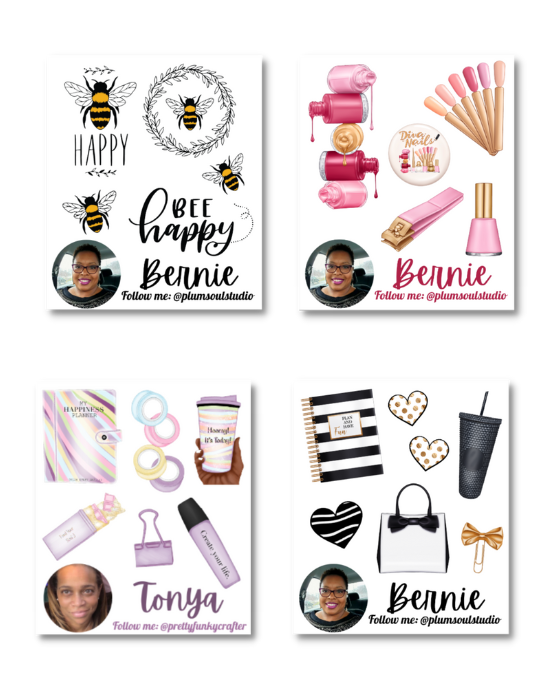 Twelve Assortment One Contact Cards