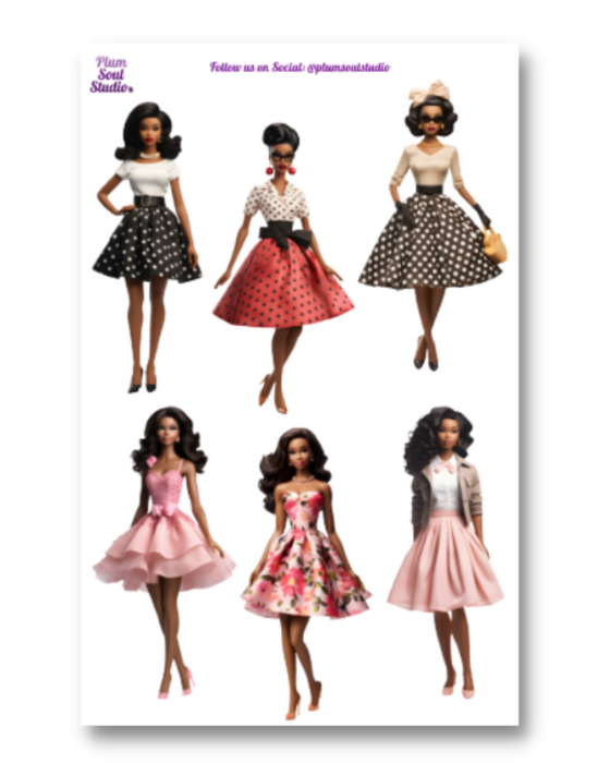 Baby Doll Assorted Sticker Sheet