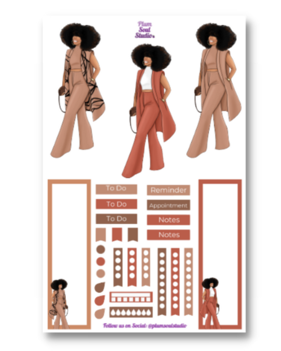 Brittany Fall Sticker Sheet