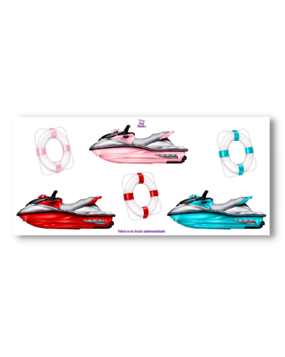 Catch the Waves Assorted Sticker Sheet