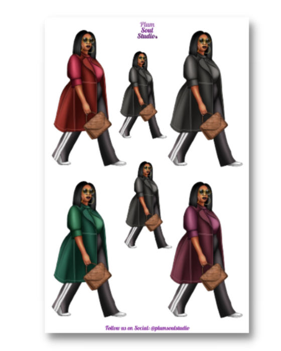 Crystal Casual Errands Sticker Sheet
