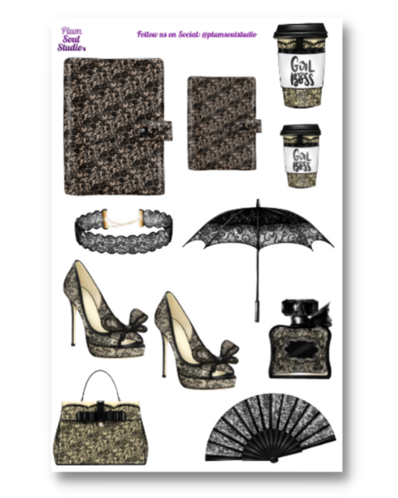 Days of Lace Sticker Sheet