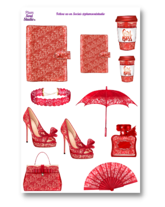 Days of Lace Sticker Sheet