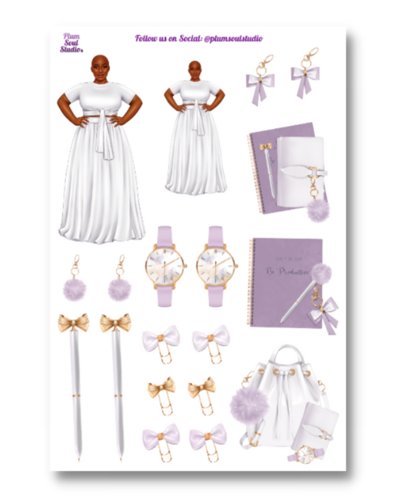 Destiny Planner Things Sticker Sheet