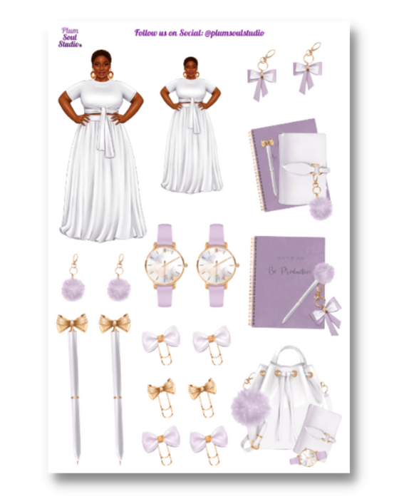 Destiny Planner Things Sticker Sheet