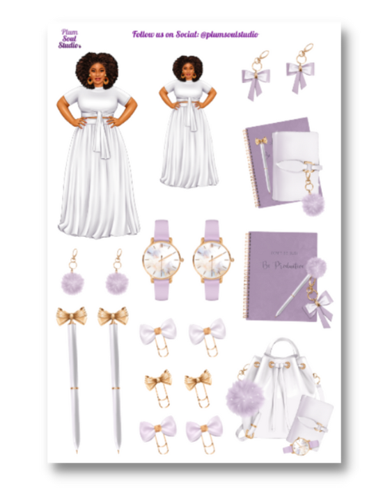 Destiny Planner Things Sticker Sheet